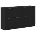 Buffets 2 pcs Chêne Noir 60x30x70 cm Bois d'ingénierie