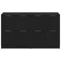 Buffets 2 pcs Chêne Noir 60x30x70 cm Bois d'ingénierie
