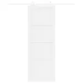 Porte coulissante  avec quincaillerie 'ORKDAL'Bois massif pin blanc