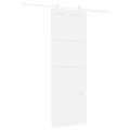 Porte coulissante  avec quincaillerie 'ORKDAL'Bois massif pin blanc
