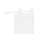 Porte coulissante  avec quincaillerie 'ORKDAL'Bois massif pin blanc