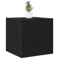 Meuble TV mural  en chêne noir 30,5x30x30 cm