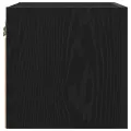 Meuble TV mural  en chêne noir 30,5x30x30 cm