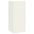 Supports de plantes d'extérieur Pillar 3 pcs Acier blanc
