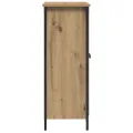 Buffet en chêne artisanal 70x30x80 cm en bois d'ingénierie et acier