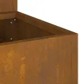 jardinière 3 niveaux 90x90x35 cm en Acier Corten