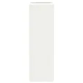 Supports de Plantes Pillar 2 pcs Blanc 24x24x75 cm Acier