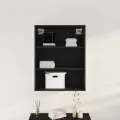 Armoire murale suspendue Chêne Noir 69,5 x 32,5 x 90 cm