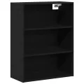 Armoire murale suspendue Chêne Noir 69,5 x 32,5 x 90 cm