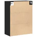 Armoire murale suspendue Chêne Noir 69,5 x 32,5 x 90 cm