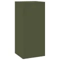 Supports de Plantes Extérieurs Pillar 2 pcs Vert Olive 24x24x55 cm Acier