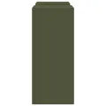 Supports de Plantes Extérieurs Pillar 2 pcs Vert Olive 24x24x55 cm Acier
