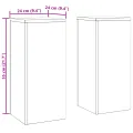 Supports de Plantes Extérieurs Pillar 2 pcs Vert Olive 24x24x55 cm Acier