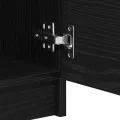 Buffet en chêne noir  60x30x70 cm en bois d'ingénierie