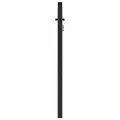 Portail de jardin verrouillable noir 100x100 cm aluminium