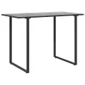 Table de Jardin Grise 100x55x70 cm DPC et Acier