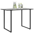 Table de Jardin Grise 100x55x70 cm DPC et Acier