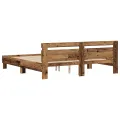 Cadre de lit en pin Bois ancien Bois de pin massif 180 x 200 cm