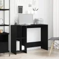 Bureau  Noir Chêne 102,5x35x75 cm en bois d'ingénierie
