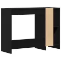 Bureau  Noir Chêne 102,5x35x75 cm en bois d'ingénierie