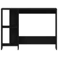 Bureau  Noir Chêne 102,5x35x75 cm en bois d'ingénierie