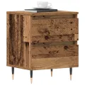Armoires de chevet  2 pcs Bois ancien 40x35x50 cm Bois reconstitué