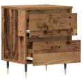 Armoires de chevet  2 pcs Bois ancien 40x35x50 cm Bois reconstitué