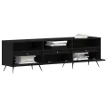 Meuble TV Noir 150x30x44,5 cm en bois d'ingénierie