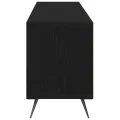 Meuble TV Noir 150x30x44,5 cm en bois d'ingénierie