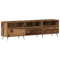 Buffet TV en bois vieilli 150x30x44,5 cm en bois d'ingénierie