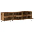 Buffet TV en bois vieilli 150x30x44,5 cm en bois d'ingénierie