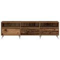 Buffet TV en bois vieilli 150x30x44,5 cm en bois d'ingénierie