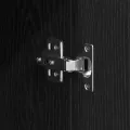 Cabinet de Salle de Bain  Noir Chêne 30x30x190 cm Bois d'ingénierie