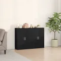 Buffets 2 pcs Chêne noir 60x31x84 cm Bois d'ingénierie
