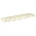 Coussins de palette pour banc 2 pcs Crème 150x40x8 cm Tissu Oxford