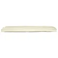 Coussins de palette pour banc 2 pcs Crème 150x40x8 cm Tissu Oxford