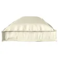 Coussins de palette pour banc 2 pcs Crème 150x40x8 cm Tissu Oxford