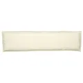 Coussins de palette pour banc 2 pcs Crème 150x40x8 cm Tissu Oxford