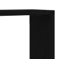 Étagères murales  2 pièces Chêne noir 60x15x23 cm en bois d'ingénierie