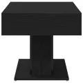 Table basse  en bois noir 96x50x45 cm, en bois d'ingénierie