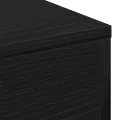 Table basse  en bois noir 96x50x45 cm, en bois d'ingénierie