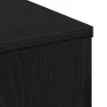 Table basse  en chêne noir 60x60x31,5 cm en bois aggloméré