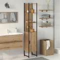 Cabinet de salle de bain  Chêne Artisan 33x33x185,5 cm Bois d'ingénierie