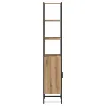 Cabinet de salle de bain  Chêne Artisan 33x33x185,5 cm Bois d'ingénierie