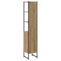 Cabinet de salle de bain  Chêne Artisan 33x33x185,5 cm Bois d'ingénierie