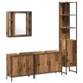 Ensemble de meubles de salle de bain 4 pièces Bois ancien Bois récupéré