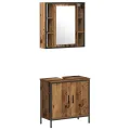 Ensemble de meubles de salle de bain 4 pièces Bois ancien Bois récupéré