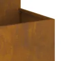 Jardinière  80x80x60 cm en acier résistant aux intempéries