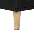 Ensemble de cabinets de salle de bain de 3 pièces Chêne noir Bois d'ingénierie