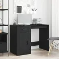 Bureau  en chêne noir 100x49x75 cm en bois d'ingénierie